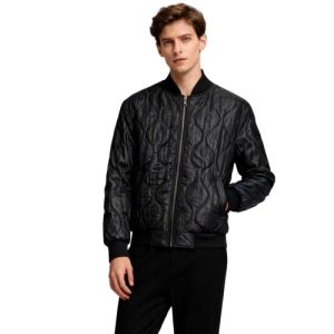 Vintage Black Winter Bomber Jacket Bulk Manufacturer