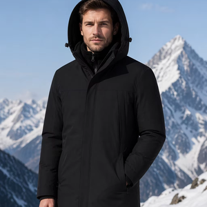Unisex Hooded 3 in 1 Winter Jacket Waterproof Shell Anorak