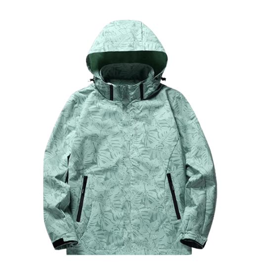 Finished production jacket manufactured from the approved design