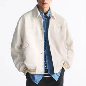Men Suede Bomber Jacket Wholesale Manufacturer