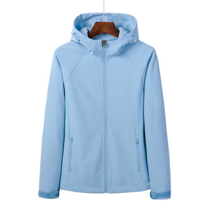 Waterproof Windproof Women's Softshell Jacket Fashionable Warm Camping Jackets Outdoor Long Sleeve Coat