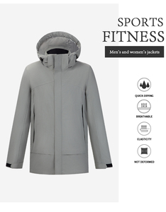 Wholesale Unisex Waterproof 3 in 1 Thermal Down Anorak