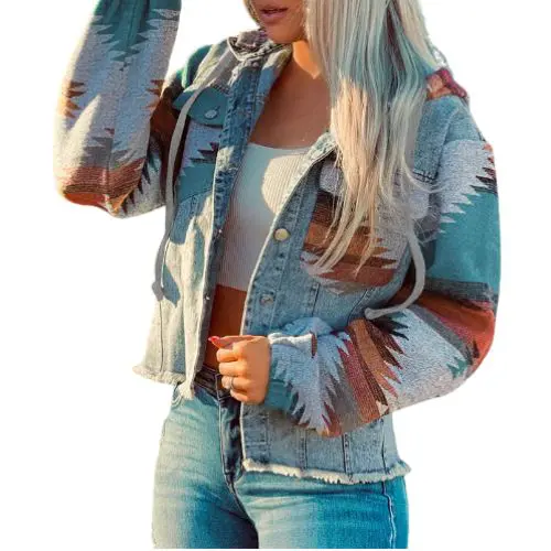 Bulk denim jackets supplier with custom wash finishing