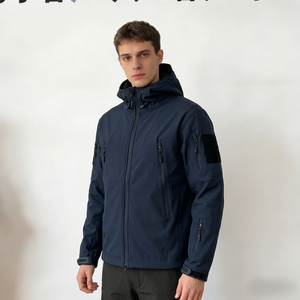 AQTQ Man Softshell Jackets Outdoor Hiking Camping Biking Tactical Jacket