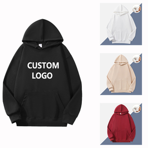 Custom Logo Winter Pullover Hooded Jacket OEM Embroidered Hoodie Coat