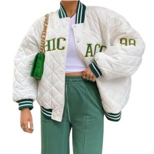 Women Embroidered Loose Bomber Jacket Wholesale
