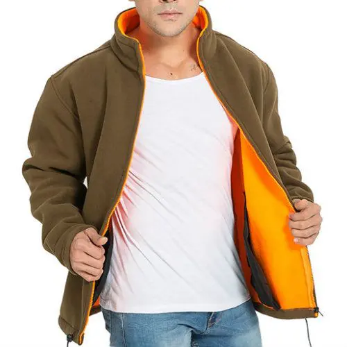 Fleece jacket manufacturer producing anti-pill polar fleece mid layers
