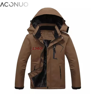 Wholesale 2021 Men's Windbreaker Jacket Waterproof Breathable Eco-Friendly Hooded Casual Canvas for Winter Masculine Design