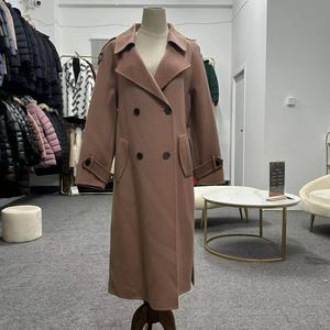 2026 Autumn New Style Custom Women's Trench Coat British Style Burgundy