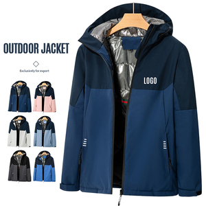 Newest Fashion Custom Logo Men's Winter Work Wear Soft Shell Waterproof Polar Fleece Soft Shell Jacket